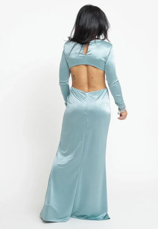 Abito Lungo Cut Out - Menta