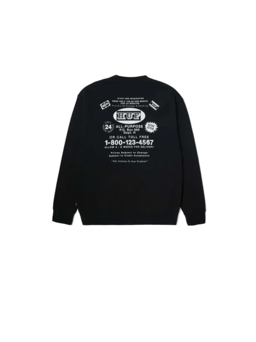 As Seen On Tv Crewneck - Black