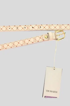 Belt H2 CM Full Grain Monogram GreyHound Buckle - Monogram Marshmallow/Orange