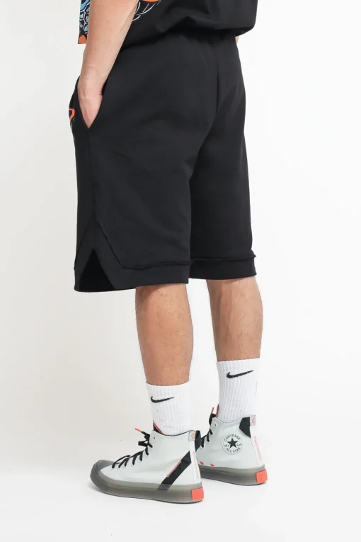 Bermuda Uomo in Felpa - Black