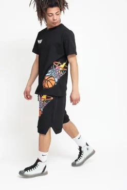 Bermuda Uomo in Felpa - Black
