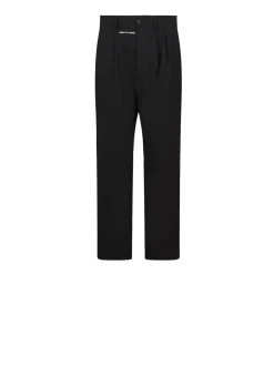 Black Trousers Whit White Logo