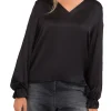 Blusa Scolla V - Nero