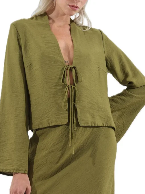 Blusa Spacchi - Olio