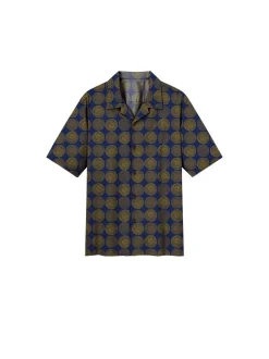 Bowling Shirt Short Sleeve Lagos Navy