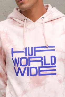 Broadcast Tiedye P/o Hoodie - Coral