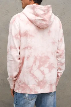 Broadcast Tiedye P/o Hoodie - Coral