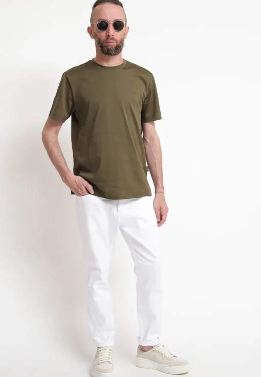 Bull Twisted Joebull Pantalone 5 Tasche - White