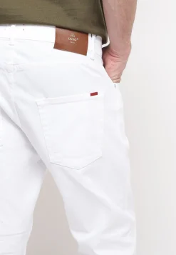Bull Twisted Joebull Pantalone 5 Tasche - White
