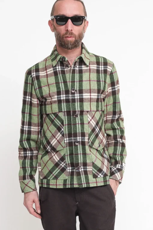 Camicione Quadri - Kiwi