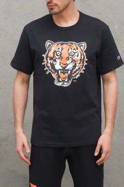 Crewneck T-shirt - BLK