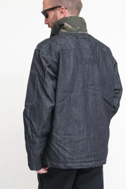 Deck Padded Denim Jacket - Raw Denim
