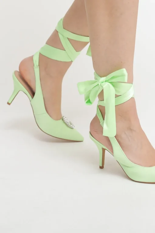 Decollette Slingback - Verde