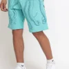 Dyed Sweatshort - Acquamarina