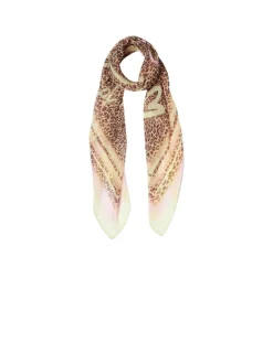 Ecs Foulard Leopard 120x120 - Pale Yellow