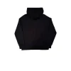 Embroydered Hoodie - Unique Black