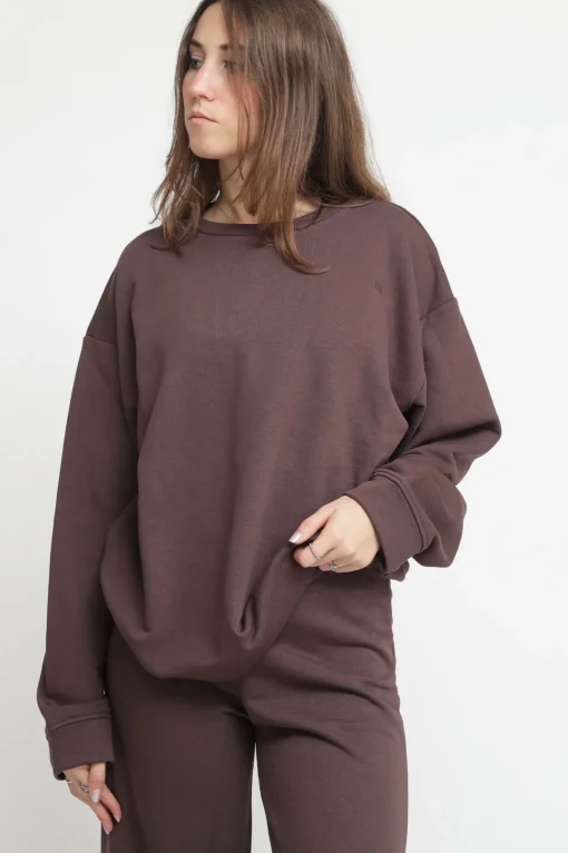 Felpa Giro - Marrone