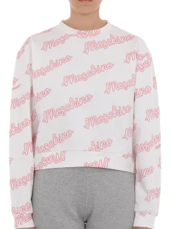 Felpa Stampa Moschino - Bianco