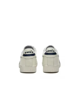 Game L Low Waxed - White/Black