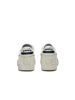 Game L Low Waxed - White/Blue Caspian Sea