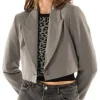 Giacca Cropped - Grigio