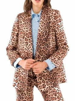 Giacca Doppiopetto Animalier