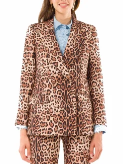 Giacca Doppiopetto Animalier