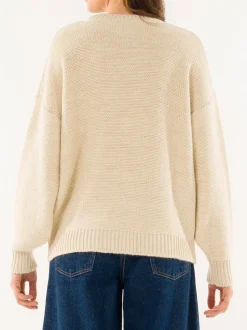 Girocollo Losanghe Pon Pon - Ecru