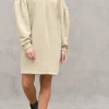 Hoodie Dress - KHAKI