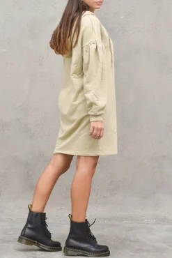 Hoodie Dress - KHAKI