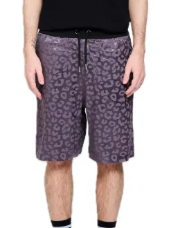 Hydra Short - Purple Leopard Grey