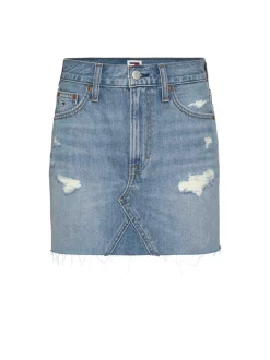 Izzie Mr Mini Skirt - Denim Light