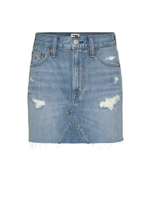 Izzie Mr Mini Skirt - Denim Light
