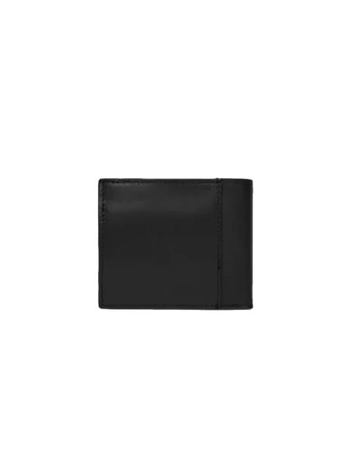 Jeans Hardware Bifold W/Coin - Black