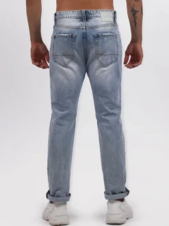 Jeans Regular Colore Unico