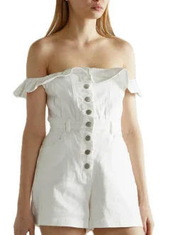 Ladies Playsuit - Off White