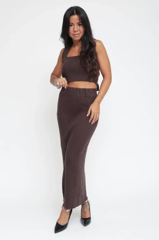 Ladies Top - Brown