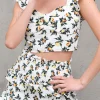 Ladies Top - Lemon And Pear Print