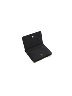 Laurel Slg Zip Arn Card Case - Black