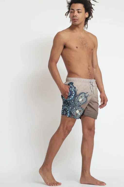 Microfiber Printed Short - Fantasia