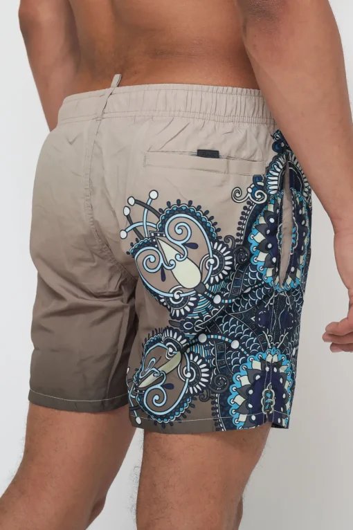 Microfiber Printed Short - Fantasia