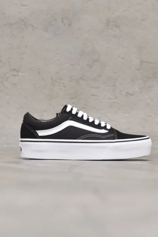 Old Skool Platform - Black/White