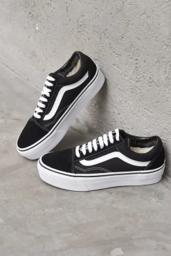 Old Skool Platform - Black/White