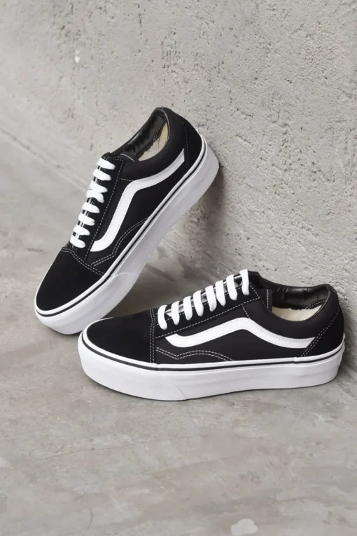 Old Skool Platform - Black/White