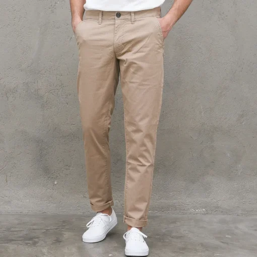 Pant Chino Slim Printed - Beige