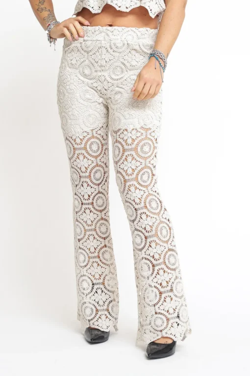 Pantalone 100%co - Beige