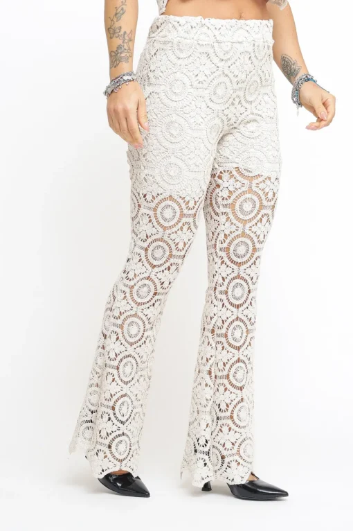 Pantalone 100%co - Beige