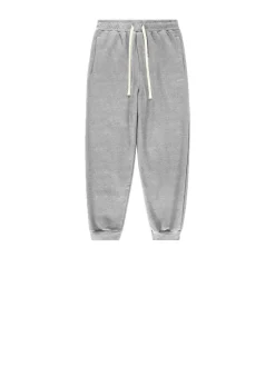 Pantalone Felpa Con Tasche Con Zip - Heather Grey