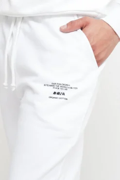 Pantalone Felpa Tasca - Bianco