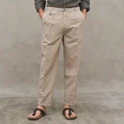 Pantalone Lino - Colore Sabbia